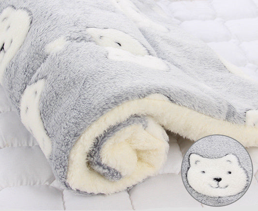 Self-Heating Thickened Warm Cat Blanket – Insulated Bedding | Soft, Washable, Moisture-Resistant