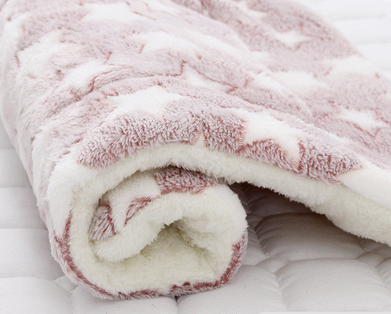 Self-Heating Thickened Warm Cat Blanket – Insulated Bedding | Soft, Washable, Moisture-Resistant