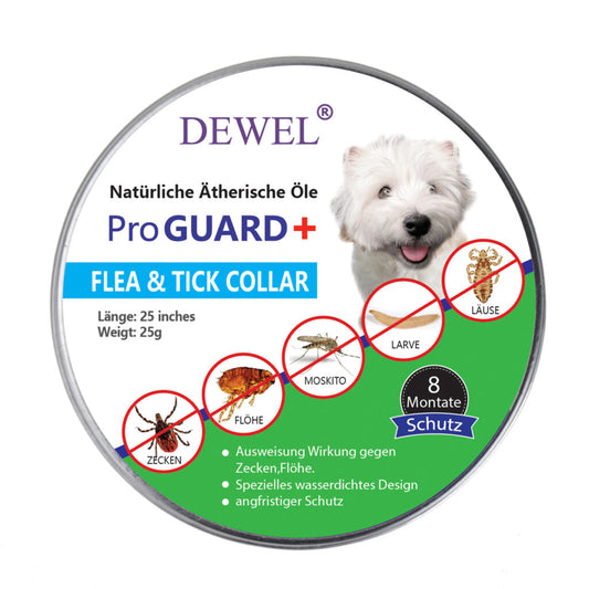 Premium Natural Flea & Tick Collar for Cats – 8-Month Protection | Vet-Recommended, Essential Oils, Safe & Non-Toxic