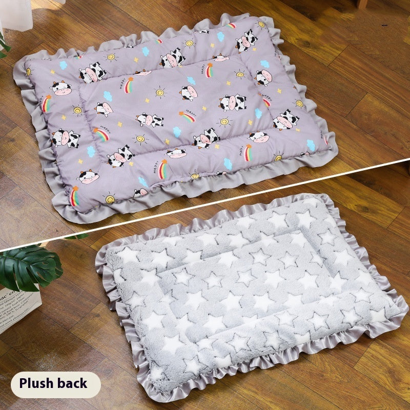 Selbstheizendes Katzenbett – Isolierte Liegefläche | Weich, waschbar, feuchtigkeitsbeständig