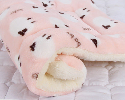 Selbsterwärmende, dicke, warme Katzendecke – Isolierende Liegefläche | weich, waschbar, feuchtigkeitsabweisend