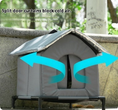 Varm Udendørs Kattely – Vinterhus | Isoleret, Sikkert & Let at Rengøre